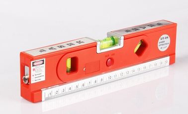 China Red Color Multifunction Laser Level with Tape Measure For Alignment And Leveling supplier