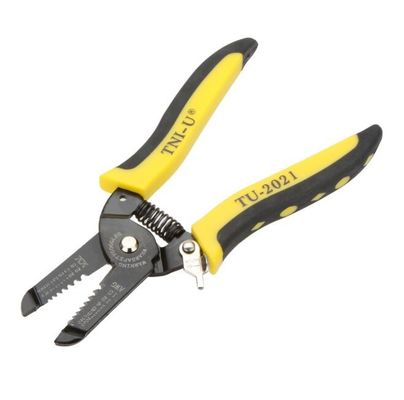 China TU-2021 Multi Hand Repair Tool Steel Wire Cable Cutter Plier Automatic Multifunctional TAB Terminal Crimping Plier Tools supplier